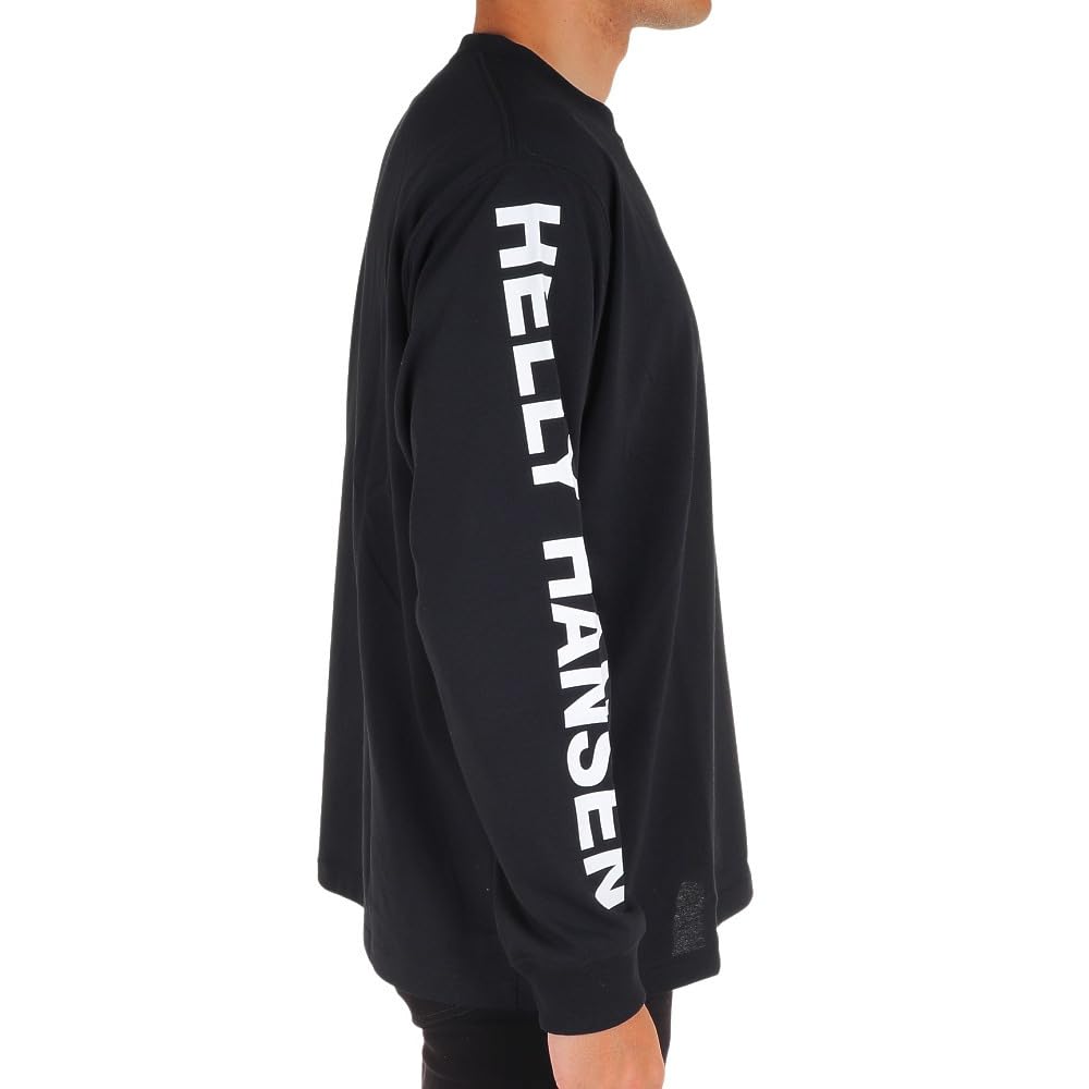 Helly Hansen Letter Long Size M Tee, Unisex, Sleeve, Black, (HH32380)