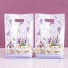 10/20/50pcs Purple Lavender Candy Gift Bags Floral Butterfly Tote Bags for Wedding Birthday Seasonal Spring Party Favor Supplies