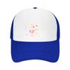 Sweet Pastel Kitten Wish Charm Mesh Baseball Cap Casual Hat Outdoor  For Womens Unisex FeUnisex