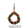 Multicolor Christmas Bell Garland Premium Metallic Wreath Shiny Xmas Tree Hanging Pendant High Quality Home Party Decor Props