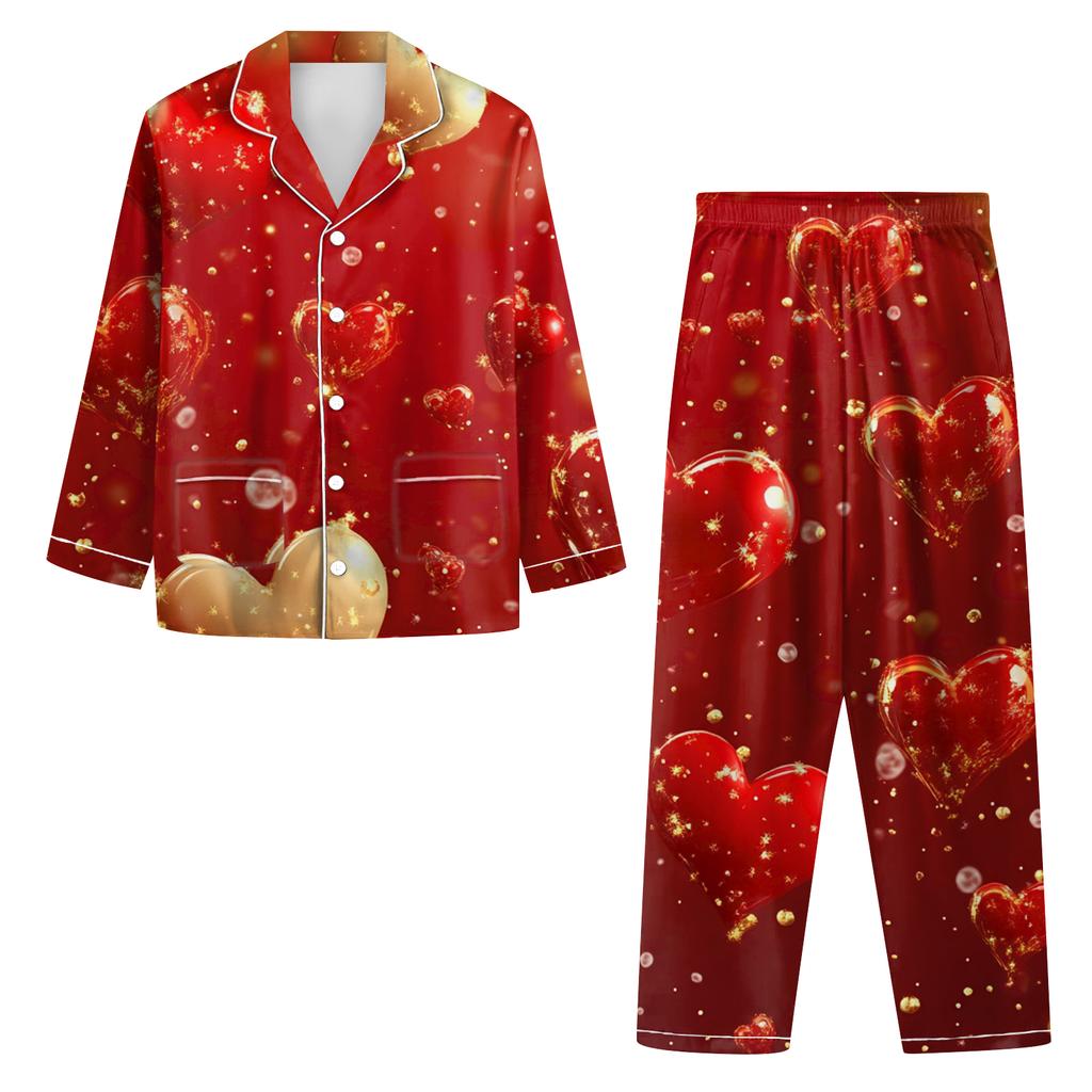 Ladies' Long Sleeved Long Pants Casual Home Set
