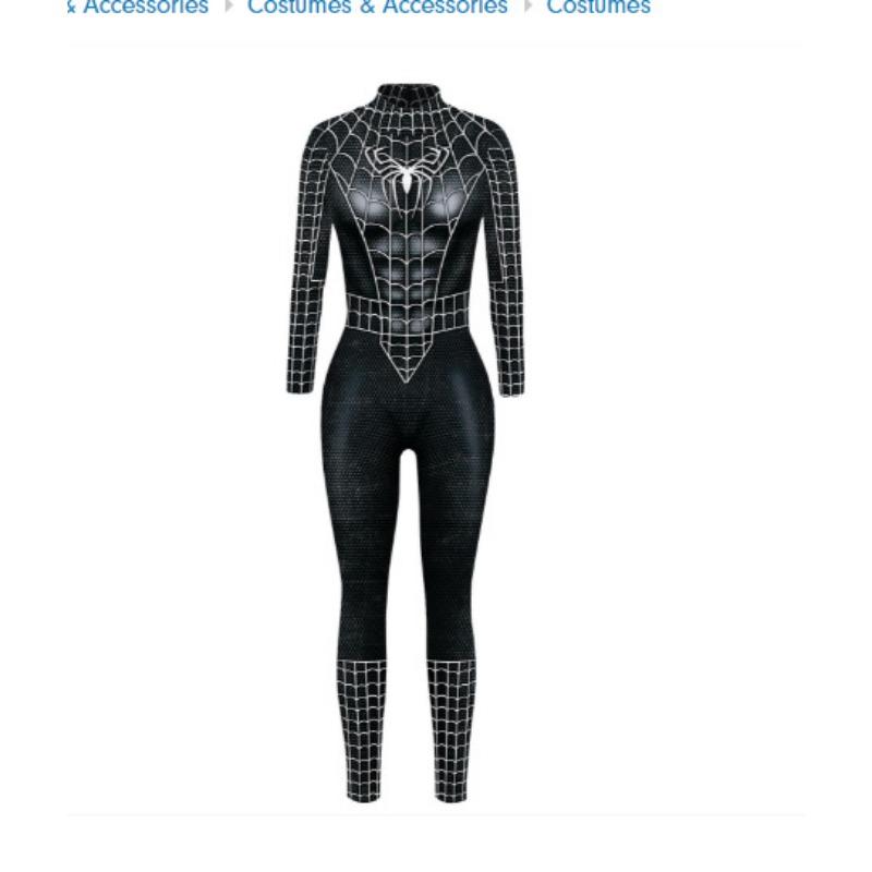 Halloween Skull Avengers Metroid Jumpsuit Stage Show Suit