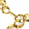 Great CHANEL belt COCO Mark Coin Motif With Logo Chain Belt gold Women Used