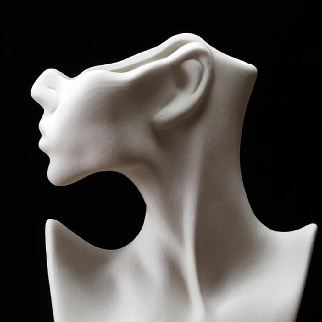 Abstrakte Keramikstatue Blumenvase Inneneinrichtung