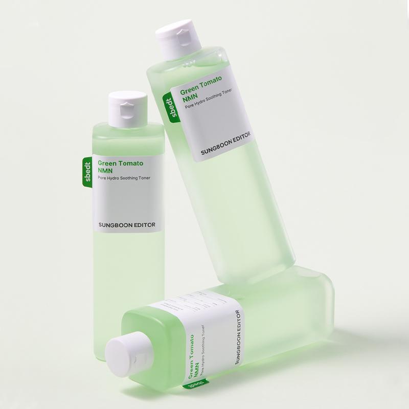 SUNGBOON EDITOR Zelený rajčatový NMN pór hydratační zklidňující toner 350 ml