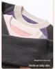 100% Wool Color Block Crew Neck Sweater for Boys & Girls - 2025 Autumn/Winter Collection
