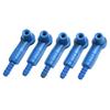 5 Pcs Car Brake Oil Hose Joint Replacement Tool Oil-Bleeder Pump Exchange Air Kit Connector Quick Oil Fuel Filling Equipmen
