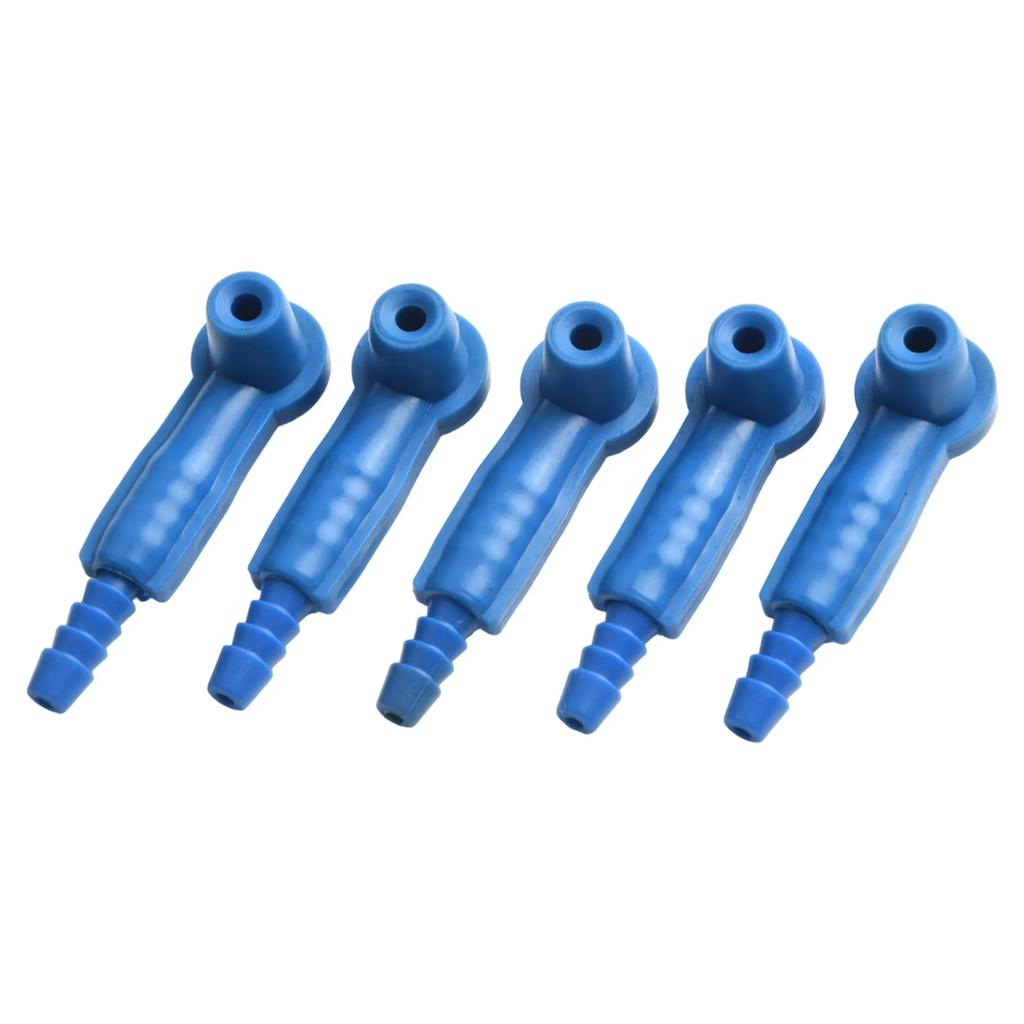 5 Pcs Car Brake Oil Hose Joint Replacement Tool Oil-Bleeder Pump Exchange Air Kit Connector Quick Oil Fuel Filling Equipmen