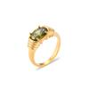 Strong Prong Setting Oval Cutt 3A Zircon Shiny Green Red Black White Stone Ring Stainless Steel Gold Plated Rings For Women