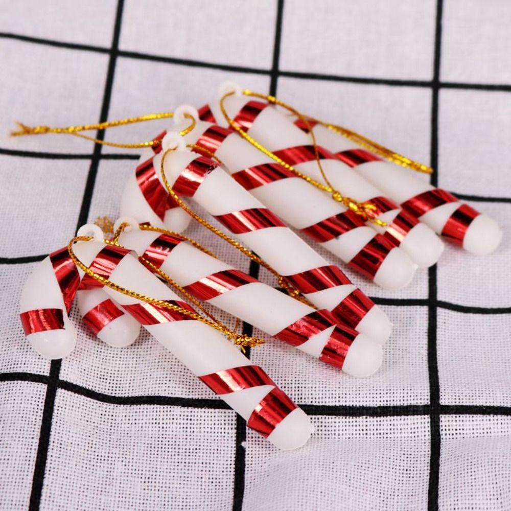 Hanging Decoration Holiday Decoration Candy Wand Christmas Pendant Decorative Crutch Candy Crutch