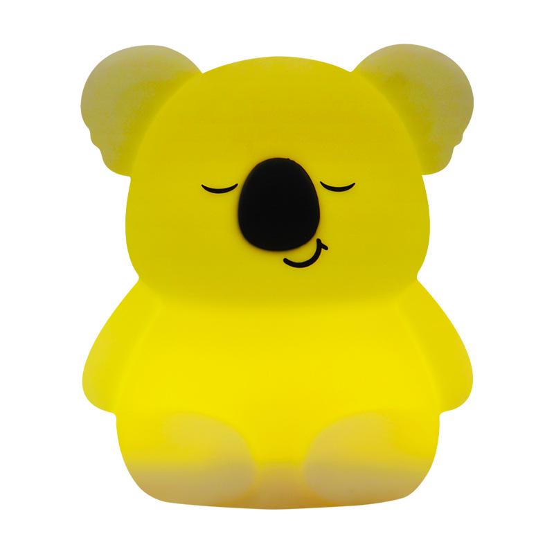 Cartoon Silicone Music Night Light for Bedroom, Bedside, and Meditation.