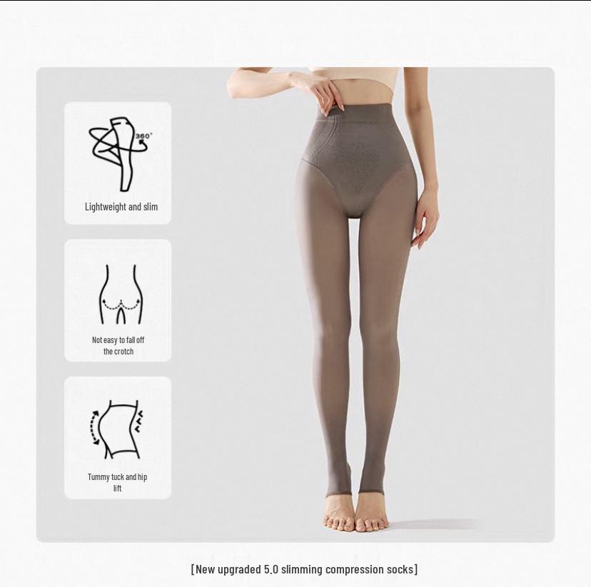 Black Sheer Skin Tone Leggings for Women, Nude Look, Fleece-Lined, Thick Winter Tights, Autumn/Spring Style, Silk-like Pantyhose