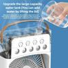 Three In One Household Air Conditioner Small Air Cooler Portable Smallfan Household Night Humidifier Led Nightlight Fan