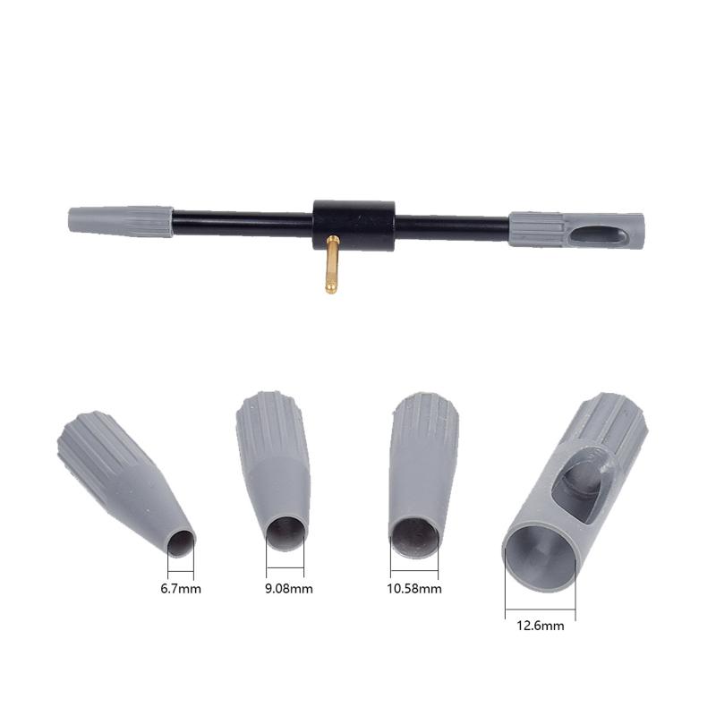 1Set Tactical Universal 17Cal .22Cal .30Cal Gun Bore Guide Cleaning Rifle Brush Clean Kit Hunting Accessories