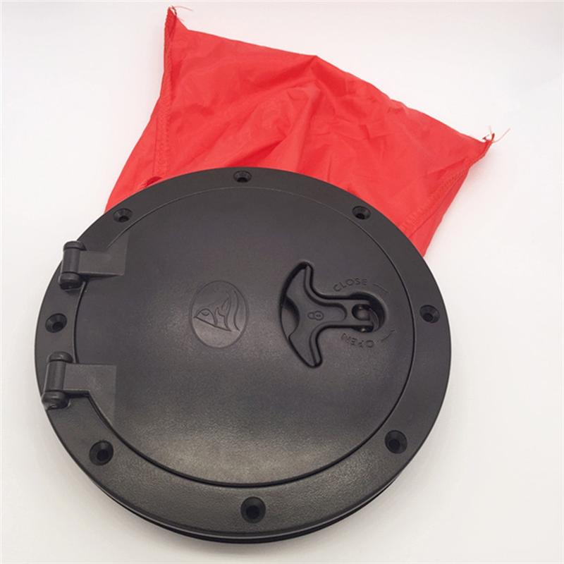 Kayak Boat Hatch Cover Kit Marine ABS Kayak Deck Plate,Kayak Round Hatch Cover Kayak Accessories,6Inch-A02G