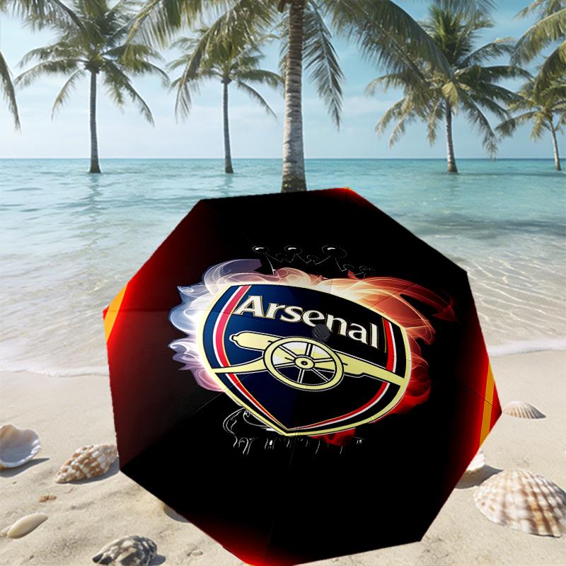 Arsenal F.C Print Umbrella Automatic Opening/ Closing - Portable Foldable Design - Daily use for Travel/Outdoor - Gift for Birthday