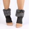 Women's Winter Woolen Sock With A Flip-top Knitted Woolen Sock