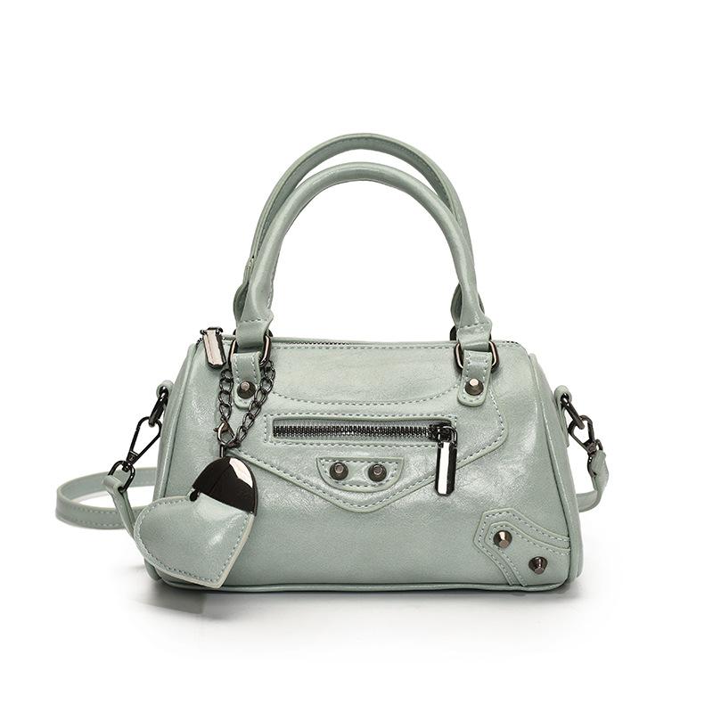 

Премиальная сумка Rivet Spice Girl Style Женская трендовая сумка Boston Сумка через плечо Niche зелёный