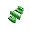 Solderless Push in Terminals with Flange Fixed Panel 5.08Mm Spacing Terminals Block Connector for Electrical Connection