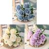 Dutchstyle 9cm Diameter Artificial Roses For Home Decoration And Event Styling