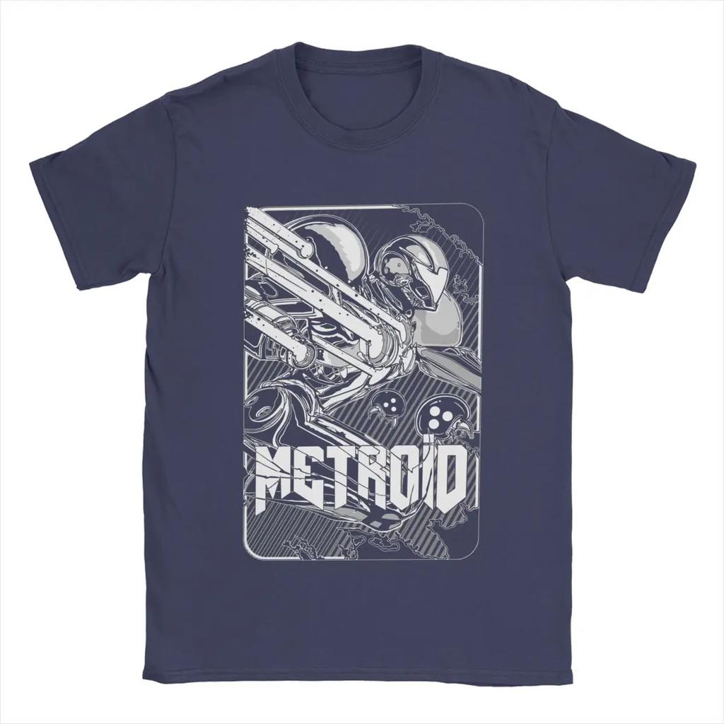 Super Metroid Men's Women's T-Shirt Game Casual T-Shirt Short Sleeve Crew Neck T-Shirt Cotton Plus Size Clothes