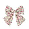 Elegant Floral Cotton Kids Bows Spring Butterfly Hair Clip Fashion Print Hair Barrette For Women Girls Sweet Hairpin Accessories