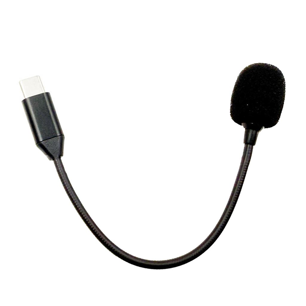 USB C Computer Microphone for Type C Phone/Tablet/PC Video Recording Microphone With Flexible Neck Recording for Vlog
