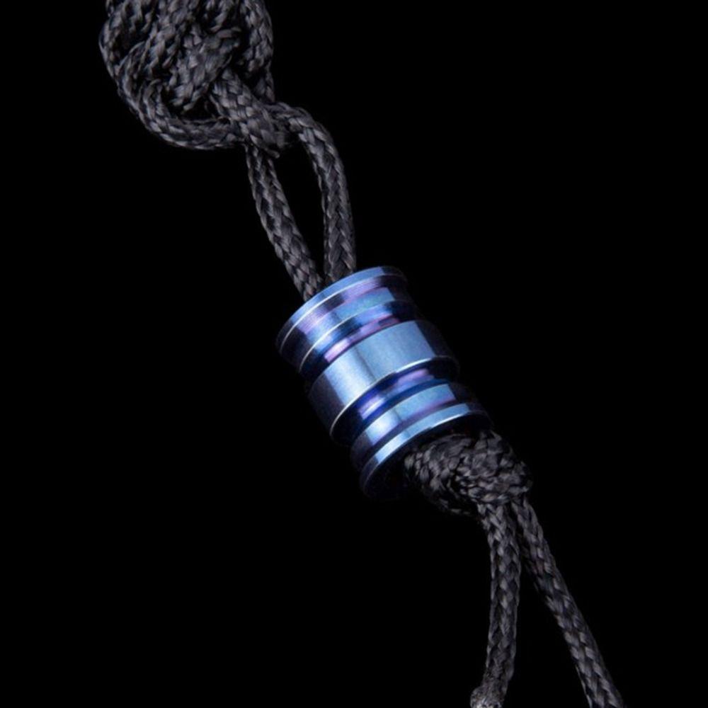 10 Styles TC4 Knife Beads Titanium Alloy Paracord Rope Knife Beads  EDC Multi Tools