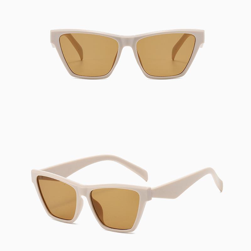 Unisex Cat Eye Sunglasses, UV Protection Fashion Shades, Vintage European Style Sun Glasses, Trendy Eyewear