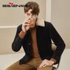 Men's Corduroy Faux Lambswool Lined Jacket