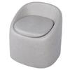 EPP Toilet Chair Bedside Commode Chair Multifunctional Shower Chair with Solid Bucket for Elderly Pregnant Women Gray