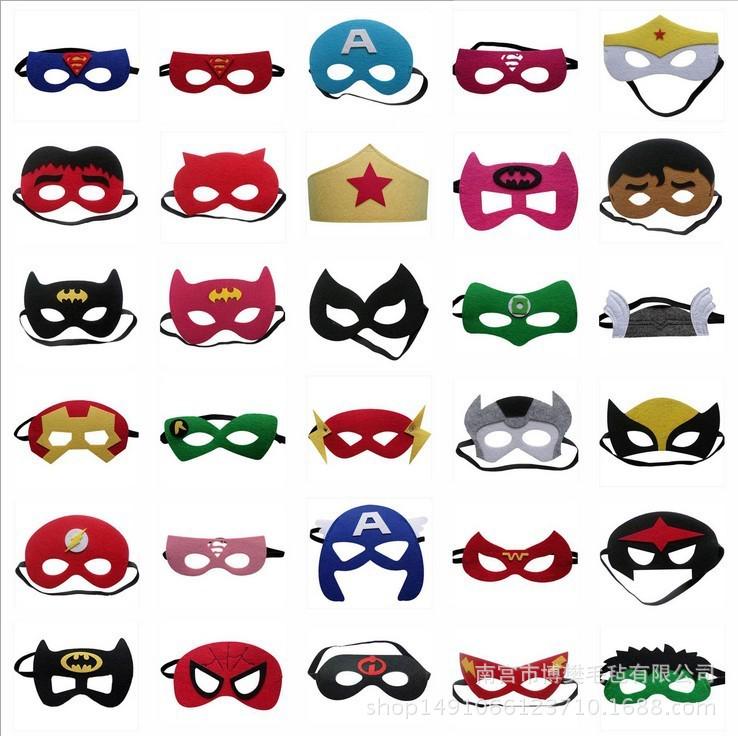 

Мультяшные фетровые маски для глаз на Хэллоуин и Рождество для детского костюма и выступления