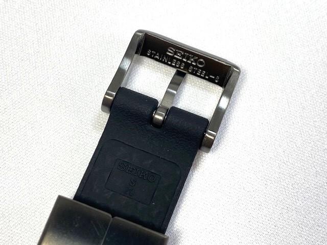SEIKO R03L014N0 Prospex 20mm Silicone Band Black for SBDY091/4R35-04R0