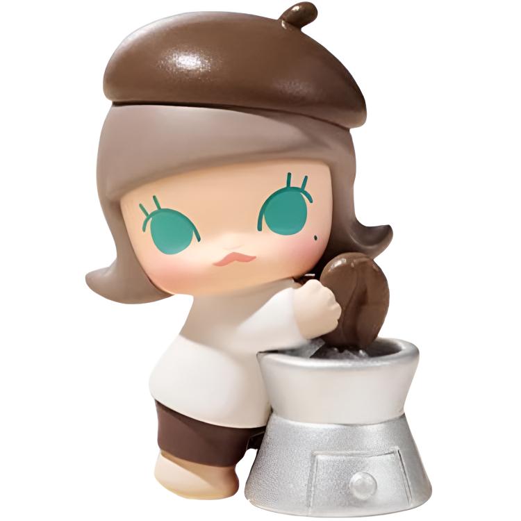 POP MART LABUBU Kaffee-Fabrik Kollektion Puppen Mystery Boxen, Einzelne Mystery Box