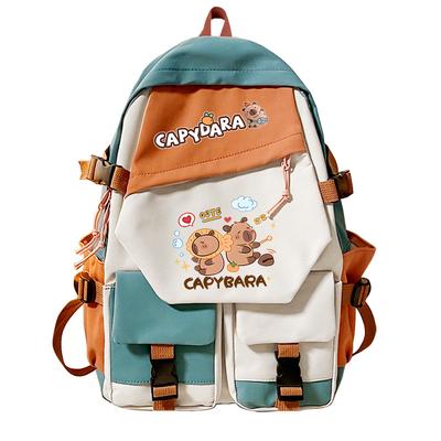 Cartoon Primary School Grades 3-6 Junior High School Students Campus Burden Reduction Backpack Large Capacity School Bag