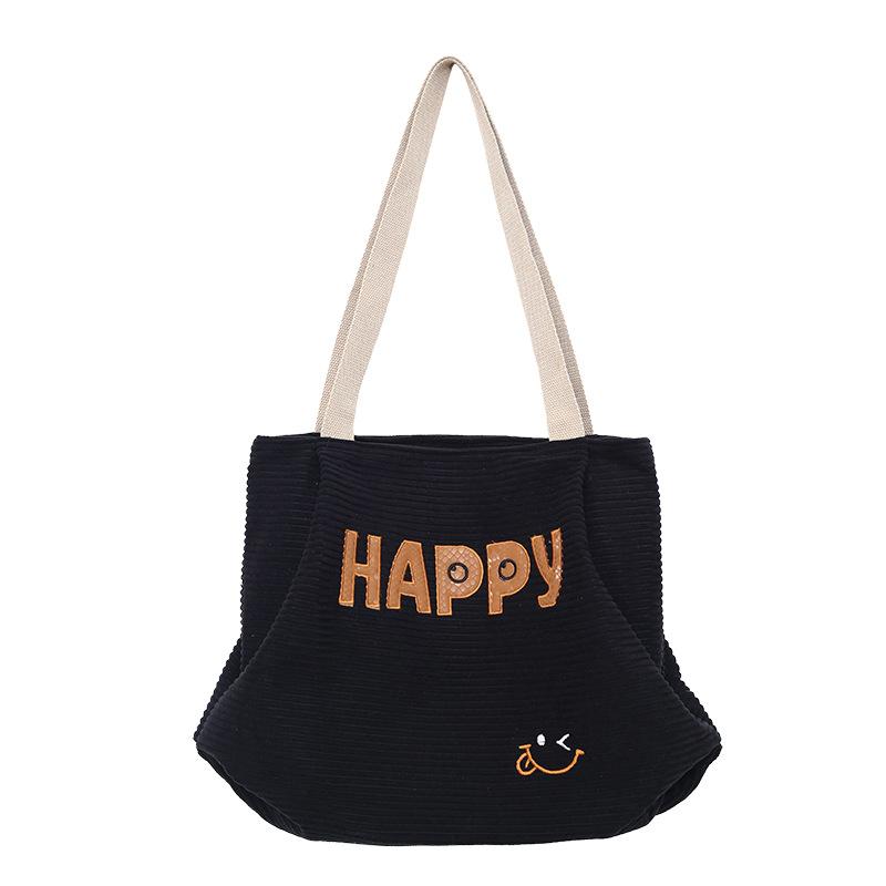 2025 New Women's Large-capacity Shoulder Tote Bag Cartoon Printing Simple High-end Trendy Handbag