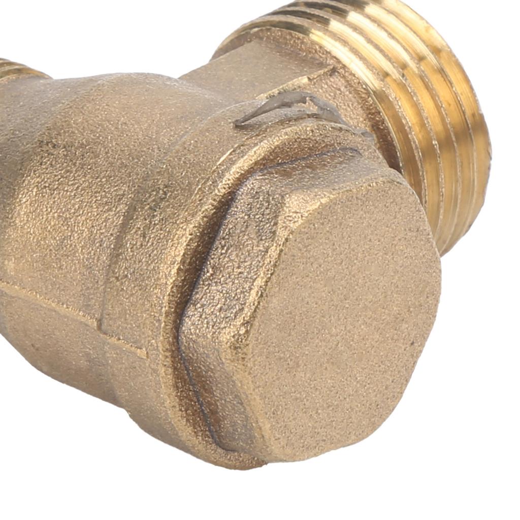 Brass Check Valve 2 Way Non-Return Valve for S Pneumatic Hydraulic Systems