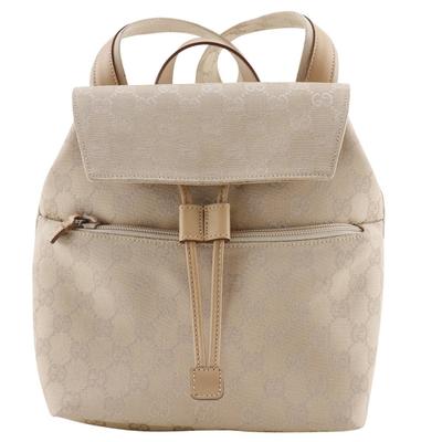 Rucksack Rucksack Tagesrucksack 003.0242 beige GG Canvas Damen Gebraucht