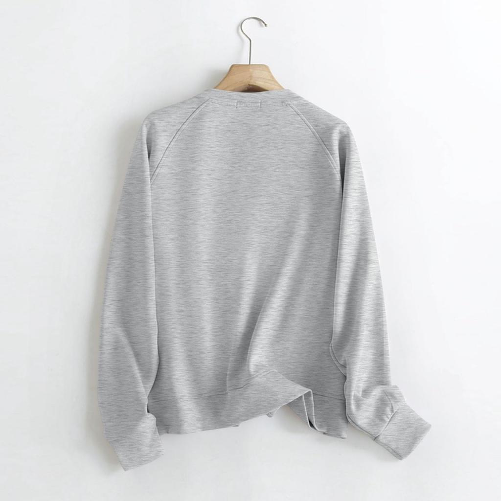 Women's Solid Color Liquid Cotton Loose And Versatile Single Breasted Casual Pocket Hoodie Jacket