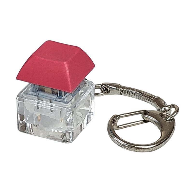 Sensory Mechanical Keychain Stress Relief Toy 5000+ Presses Count Soft ABS Portable Focusing Tool For Classroom Office Travel