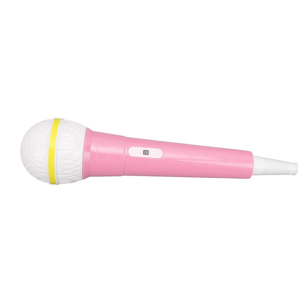 Fake Microphone Safe Odorless Simulation Microphone Prop Pretend Mic Toy for Children Performance