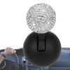 Car Engine Start Stop Button Ball-Bar Decorative One-Button Start Rhinestone Ball-bar Rocker Joystick Car One-Button Start