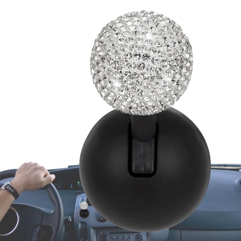 Car Engine Start Stop Button Ball-Bar Decorative One-Button Start Rhinestone Ball-bar Rocker Joystick Car One-Button Start