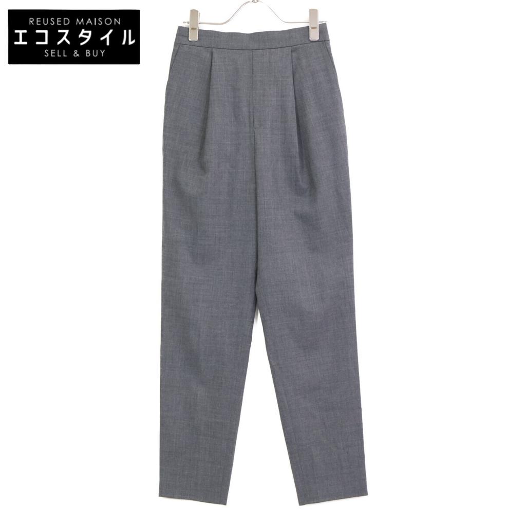 ENFOLD [Excellent Condition/22 Stainless Steel] 300FS131-2530 Wool Trousers with Elastic Jodhpur Pants/ Bottoms 36 grayUsed