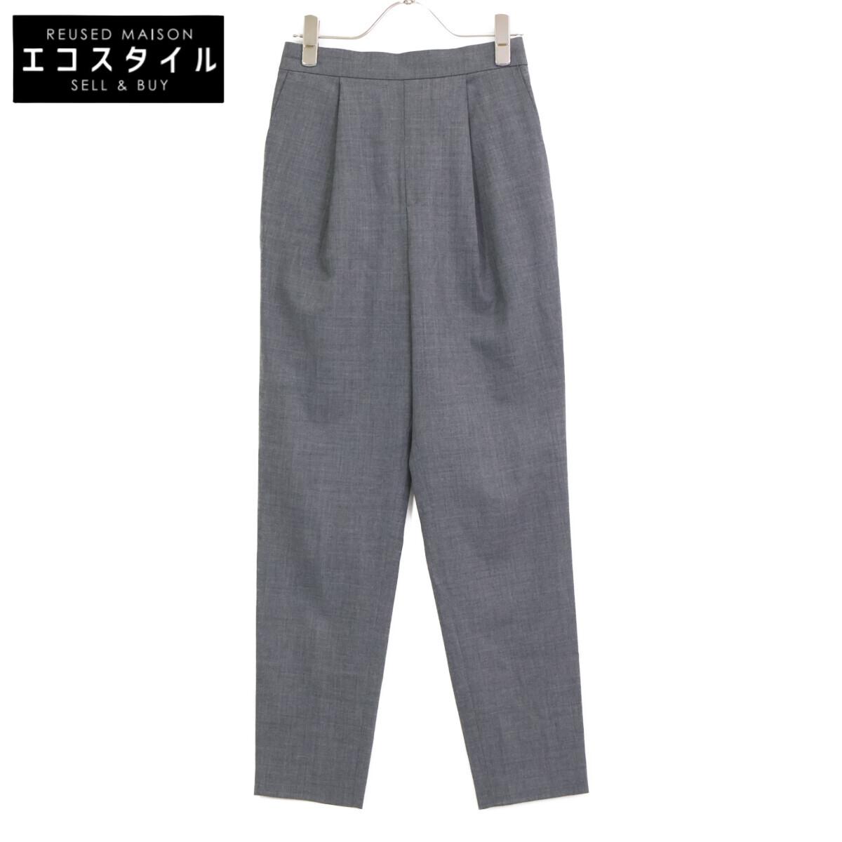 

ENFOLD [Excellent Condition/22 Stainless Steel] 300FS131-2530 Wool Trousers with Elastic Jodhpur Pants/ Bottoms 36 grayUsed