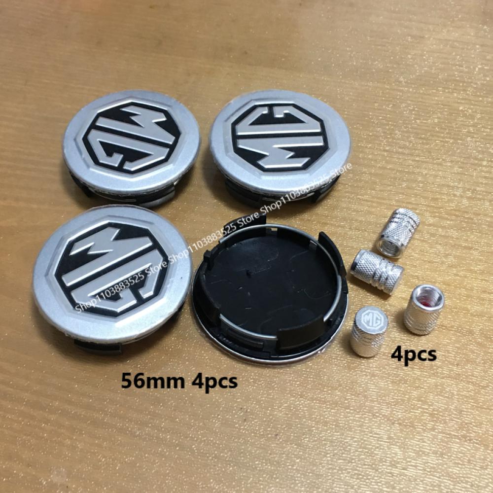 4pcs 56mm Car Wheel Hub Center caps For MG 4 5 7 6 Cyberster MG4 EV ES5 HS ZS ONE GT GS MG3 EZS 3SW MARVEL-R with Emblem Badge