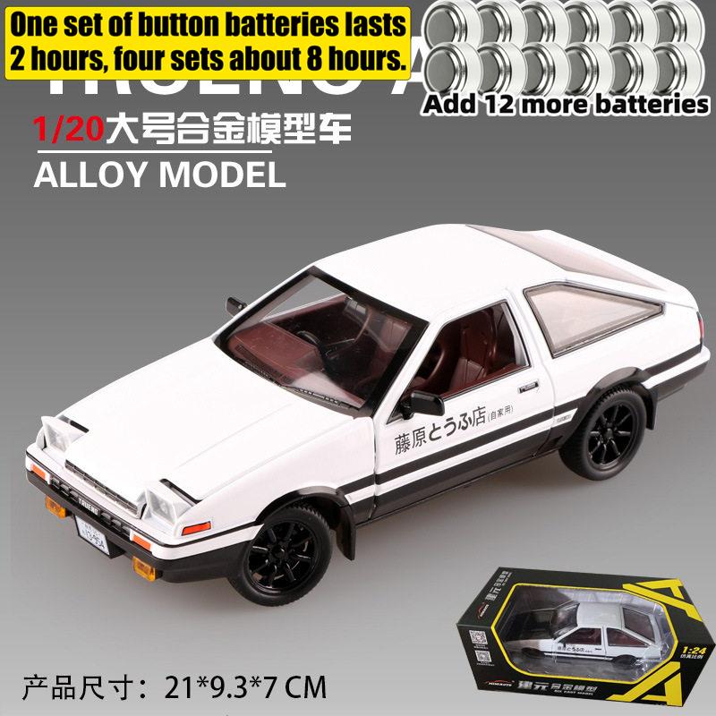 JDM 1:24 Toyota AE86 Alloy Metal Diecast Model Car Home Decoration And Collectibles Hobby Display Ornaments Holiday Present Gift