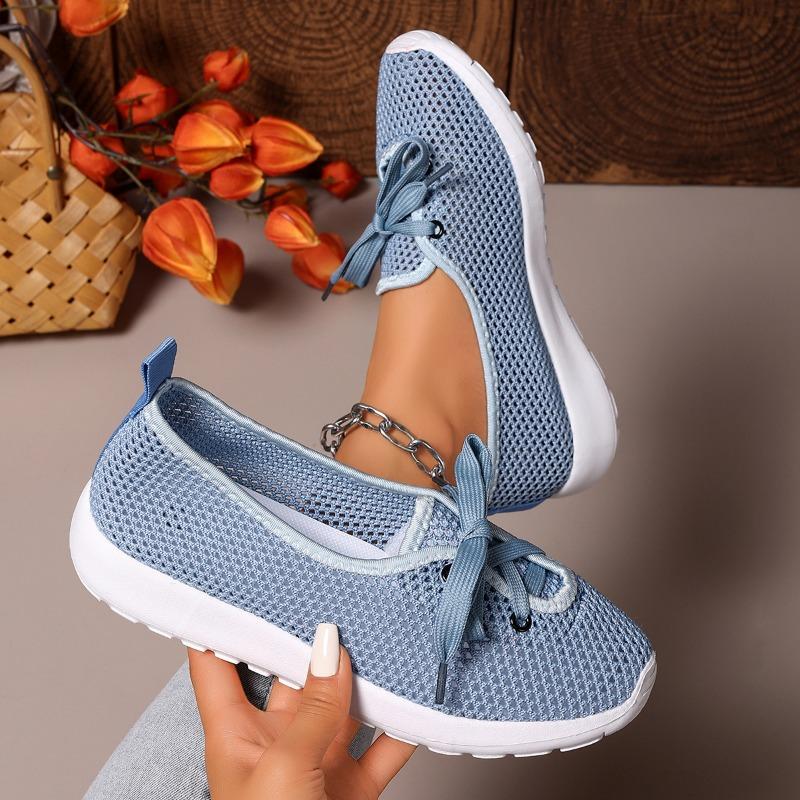 Fashion 2025 New Womens Shoes Summer Fashion Flat Lazy Sneakers Breathable Comfortable Light Shallow Mouth Slip-on Non-slip Casual Shoes