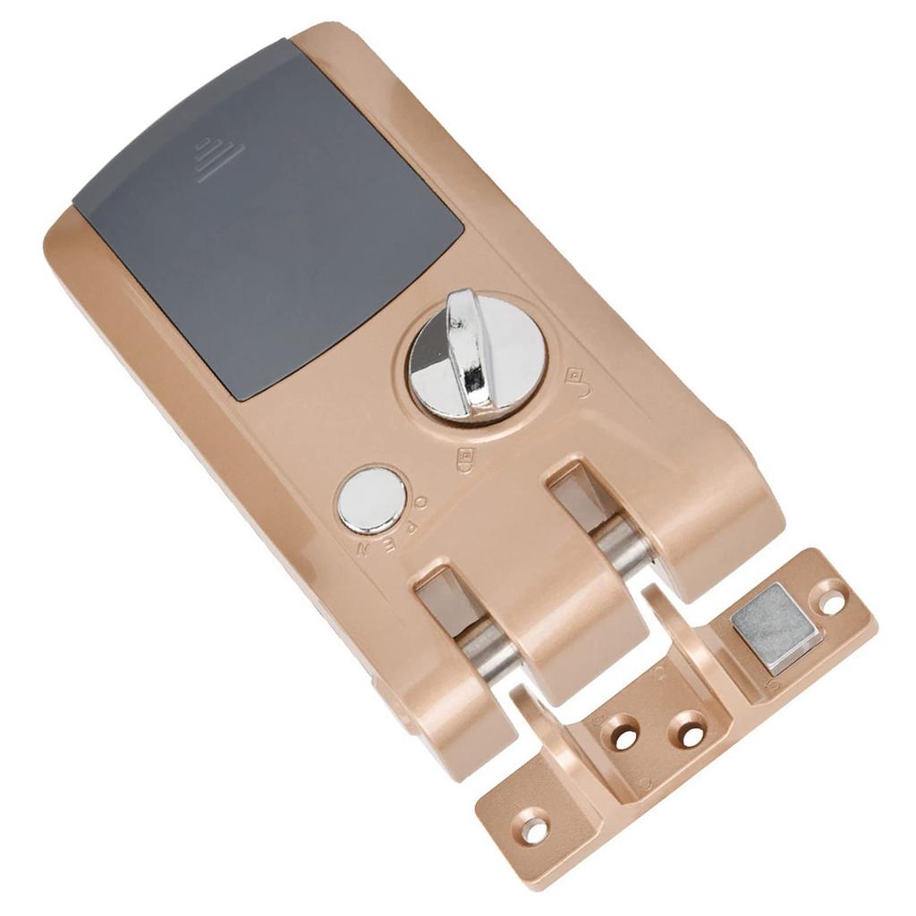 Auto Lock Intelligent Lock Keyless Lock Home Security with 4 Remote Controllers Home Door Lock Alarm Function Door Lock Door Remote Control Lock Door