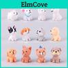 Adorable Mini Resin Dog Dolls 12 Style Ornaments Perfect For Charming Garden Decor